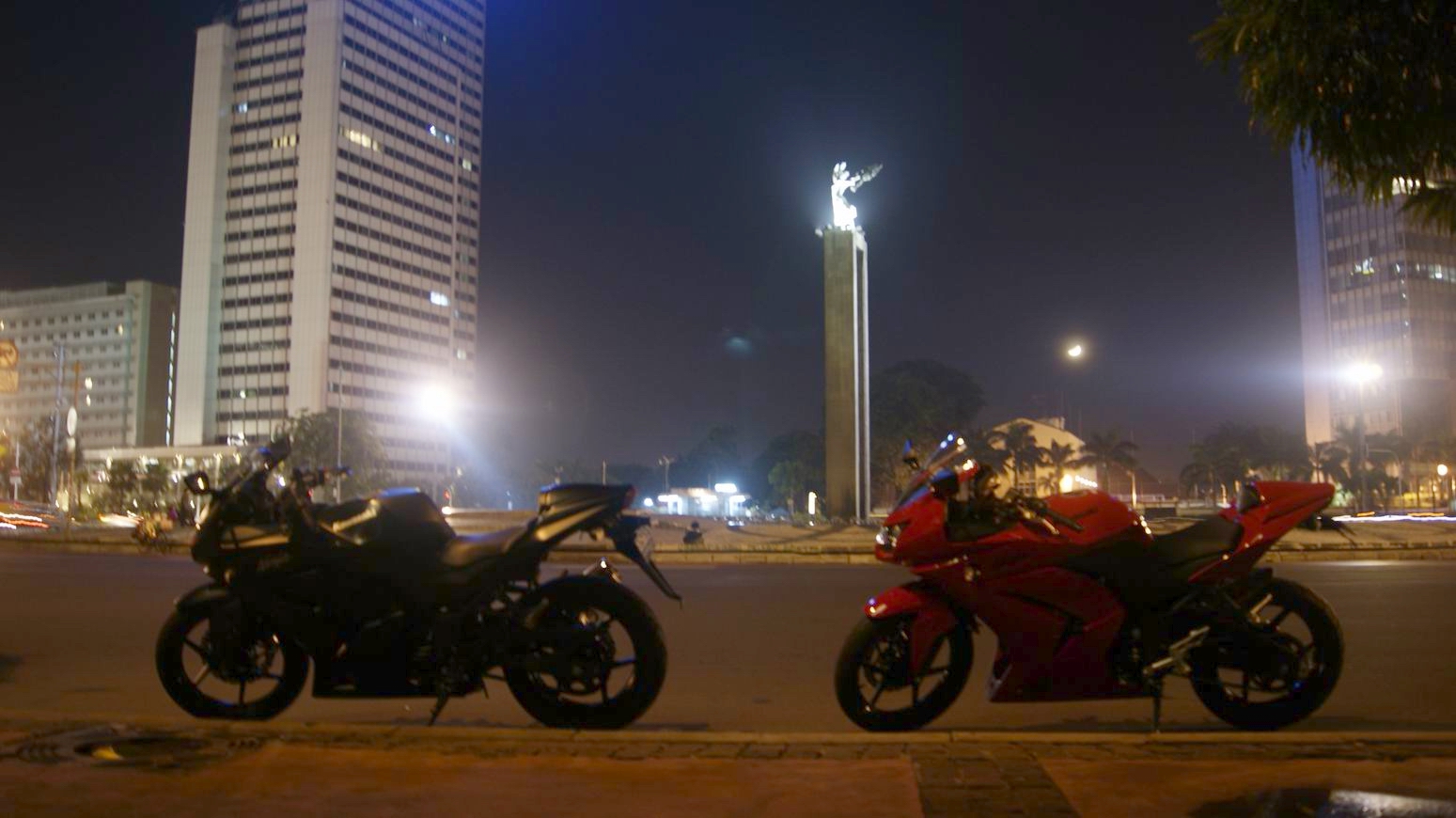 Duo Ninja 250R Night Riding Jakarta Bennythegreatwordpresscom